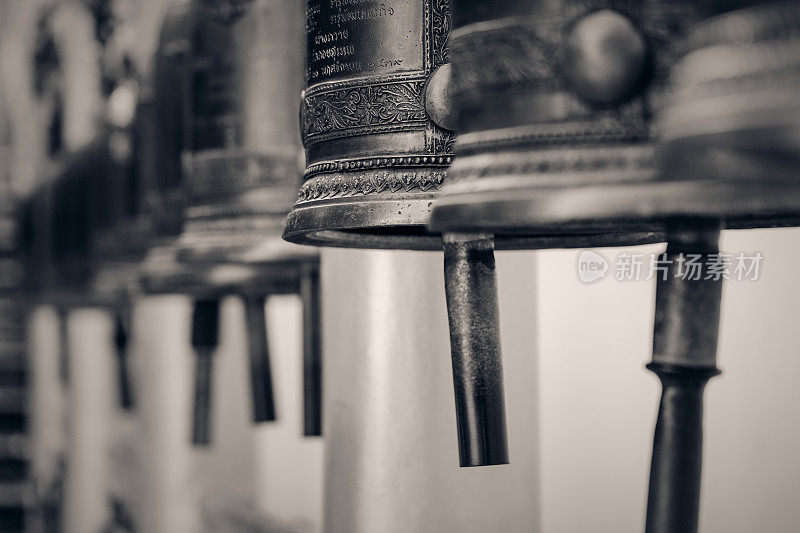 清迈的素贴寺(Wat Phra That Doi Suthep Temple)的钟声